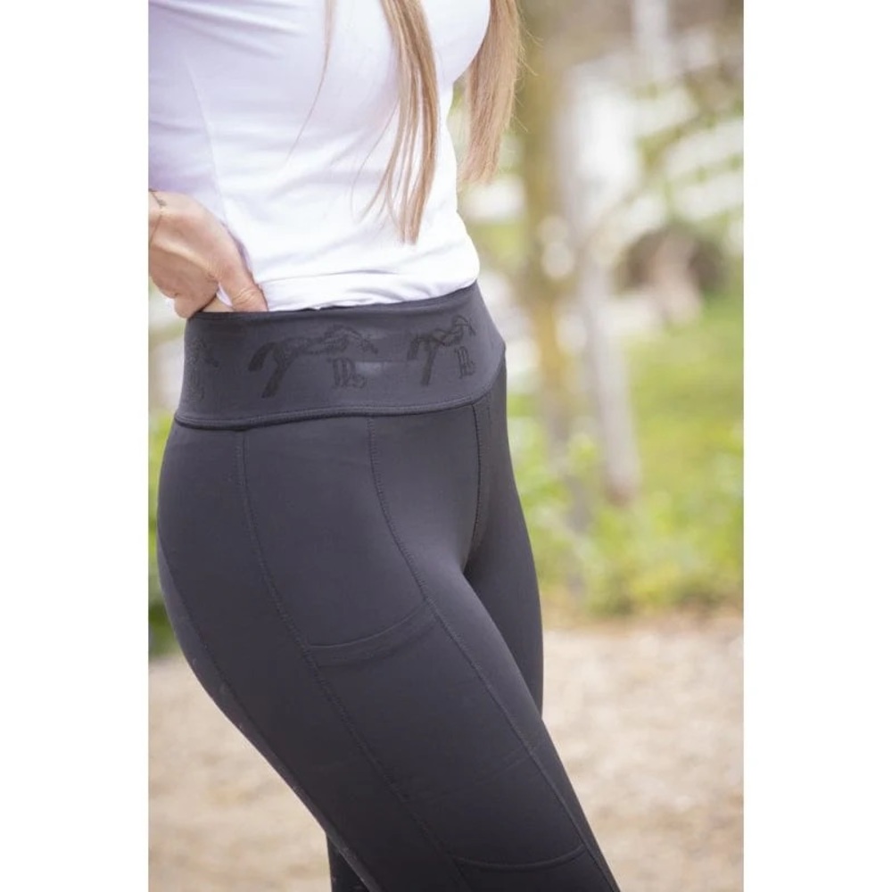 Black Riding Tights - Picture 3 of 6